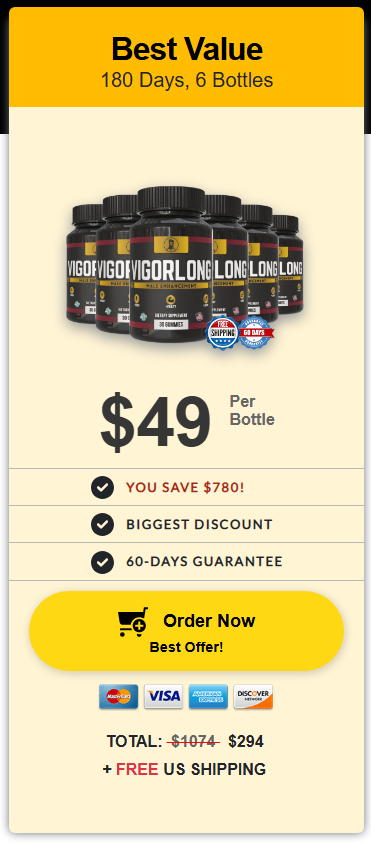 VigorLong 6 bottle buy 